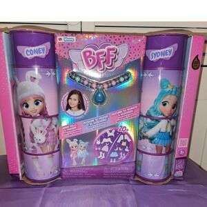Cry Babies BFF Coney and Sydney 2-Pack Fashion Doll Set 20+ Surprises 904316 NEW